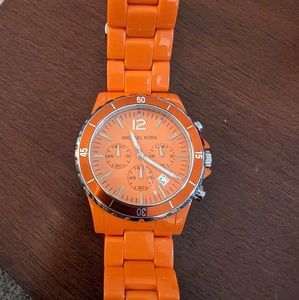 Michael Kors Acrylic Chronograph Neon Watch